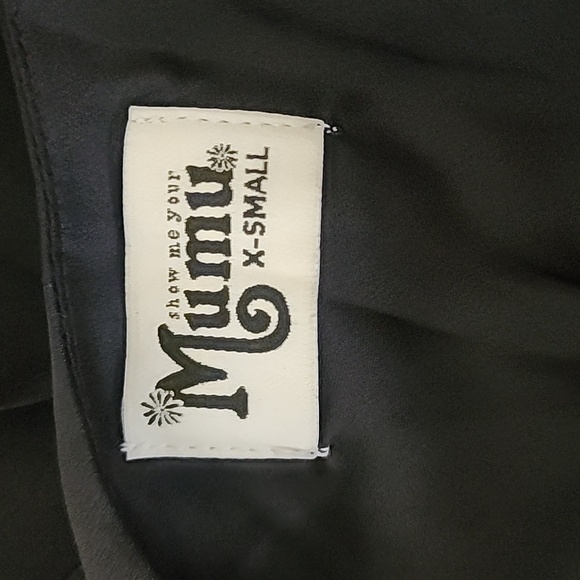 Show Me Your MuMu Black Spaghetti Strap Backless Gown - Picture 11 of 11